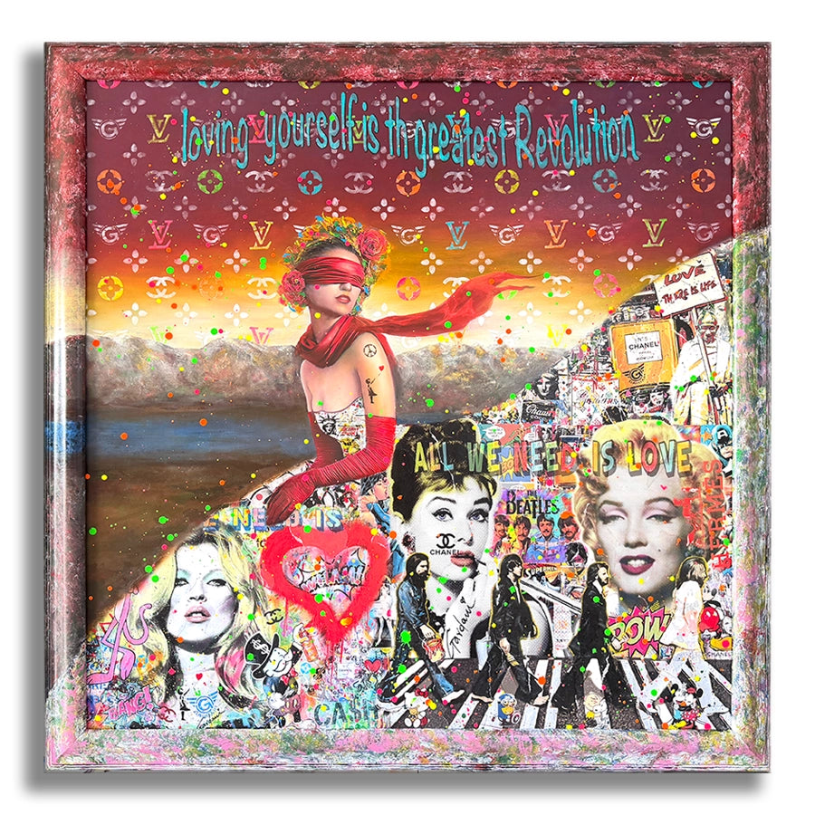 Loving - Original Painting on Canvas PopArt