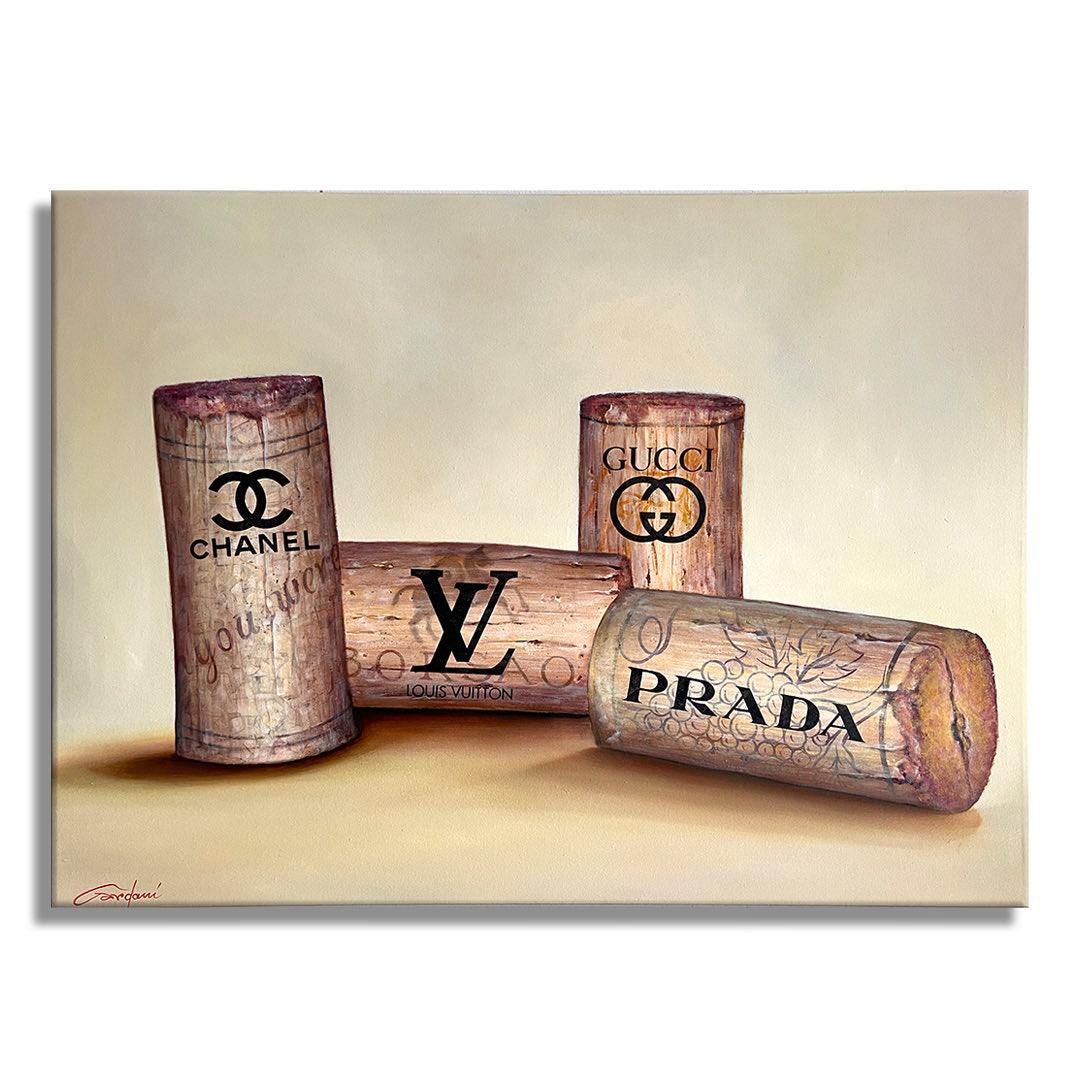 Luxury Wine- Original Painting on Canvas