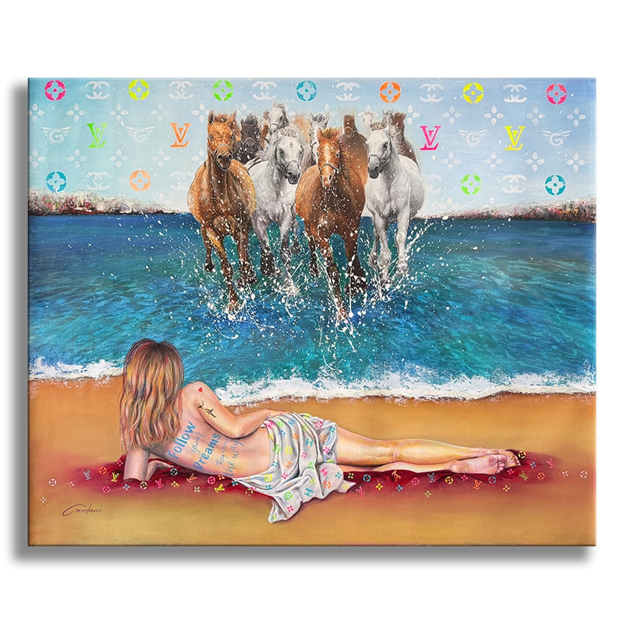 Mares - Original Painting on Canvas