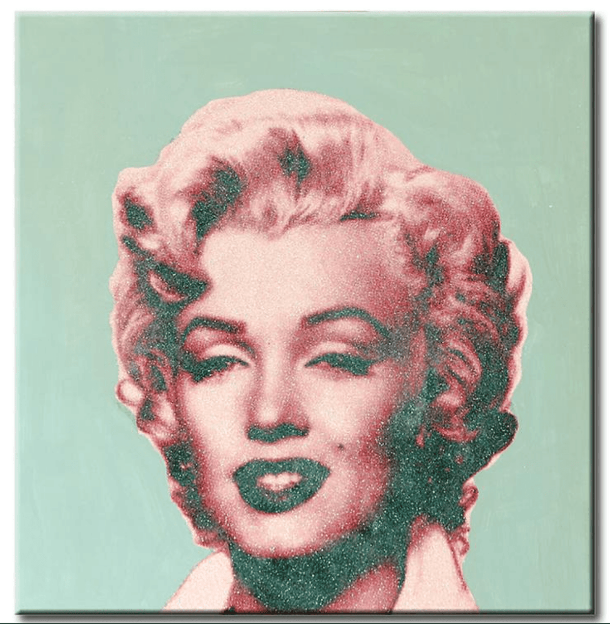 Marilyn je t'aime - Peinture originale sur papier