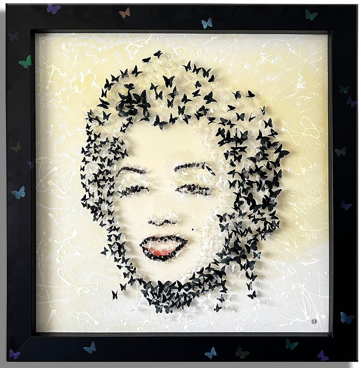 Marilyn butterfly - Unique 3D Wall Sculpture