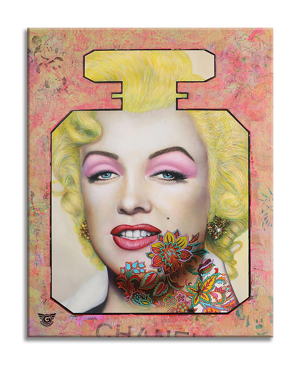 Marilyn Passion Chanel - Original Painting on Canvas