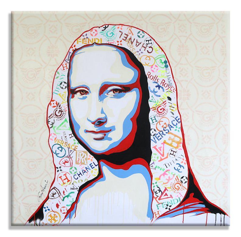 Conoce a la Mona Lisa – Pintura original sobre lienzo