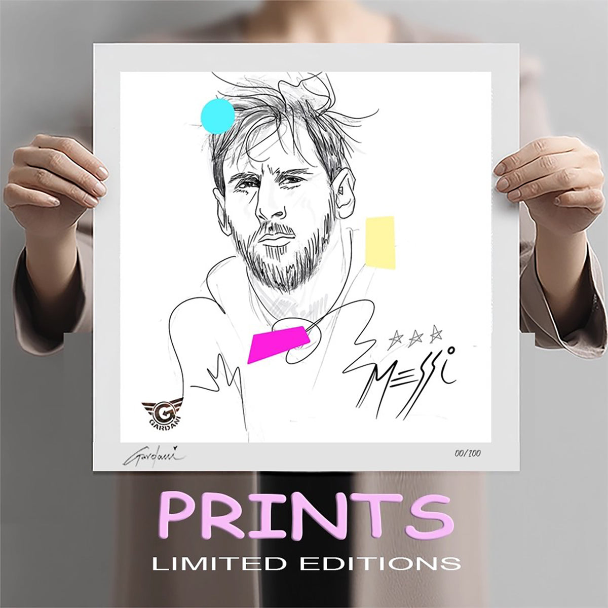 Messi 10 - Giclee Print on Canvas or Paper