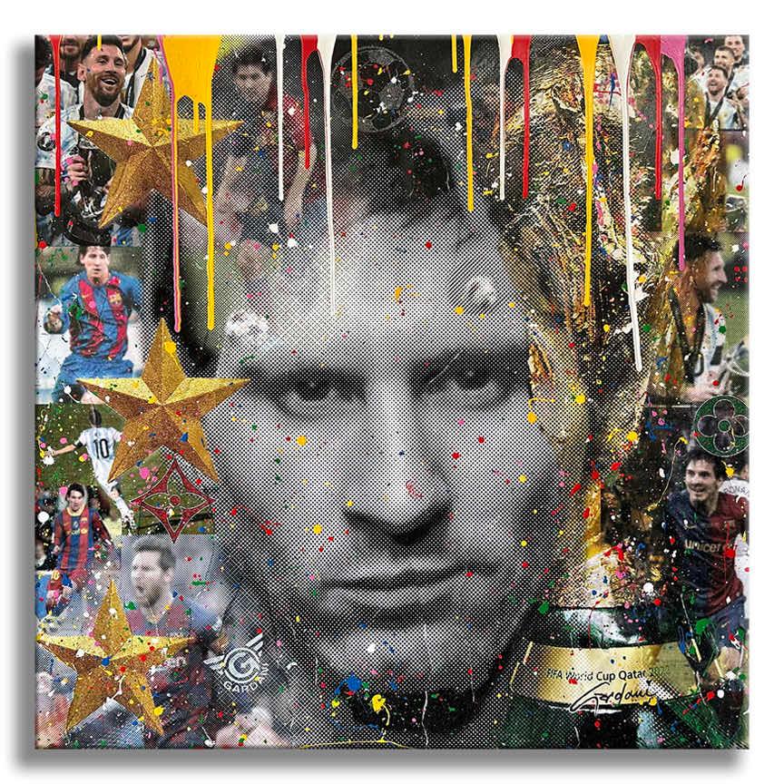 MESSI the Best - Original Painting on Canvas