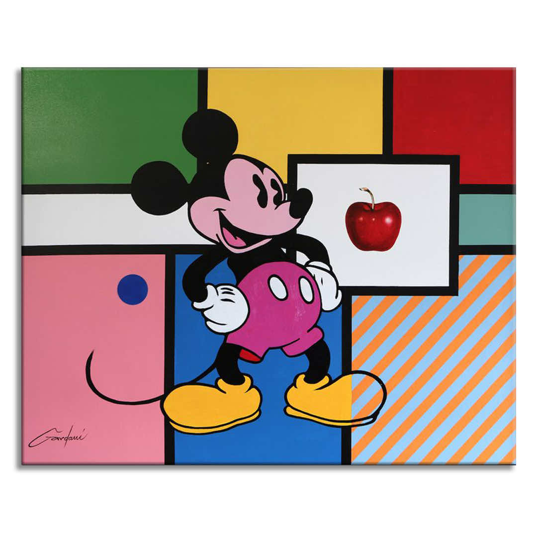 Mickey Apple  - Original Painting on canvas