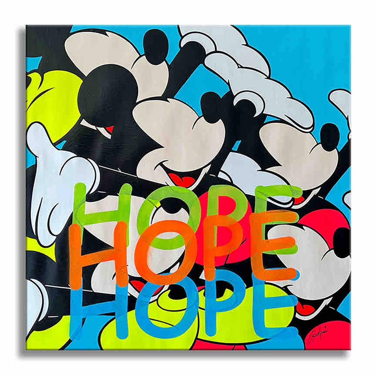 Mickey Hope - Pintura original sobre lienzo