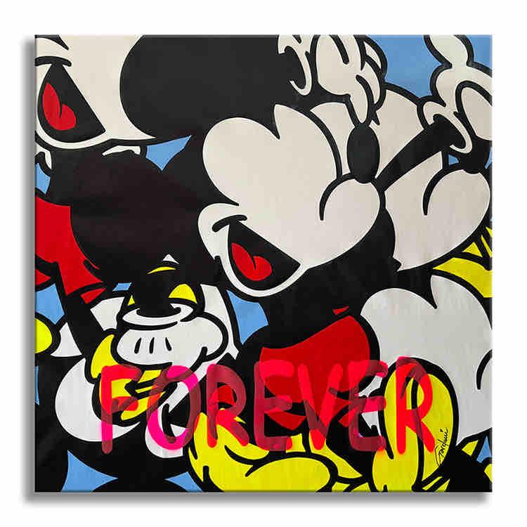 Mickey pour toujours - Impression giclée sur toile ou papier