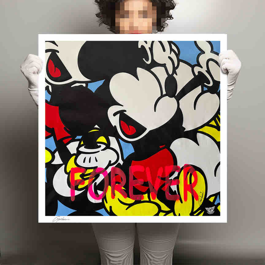 Mickey forever - Giclee Print on Canvas or Paper