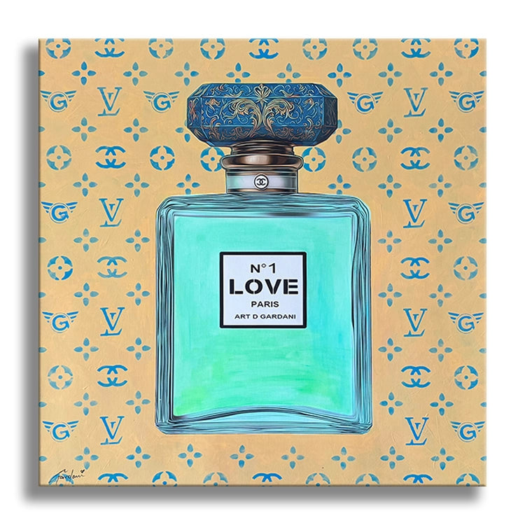 Las Vegas Chanel - Pintura original sobre lienzo, Pop Art