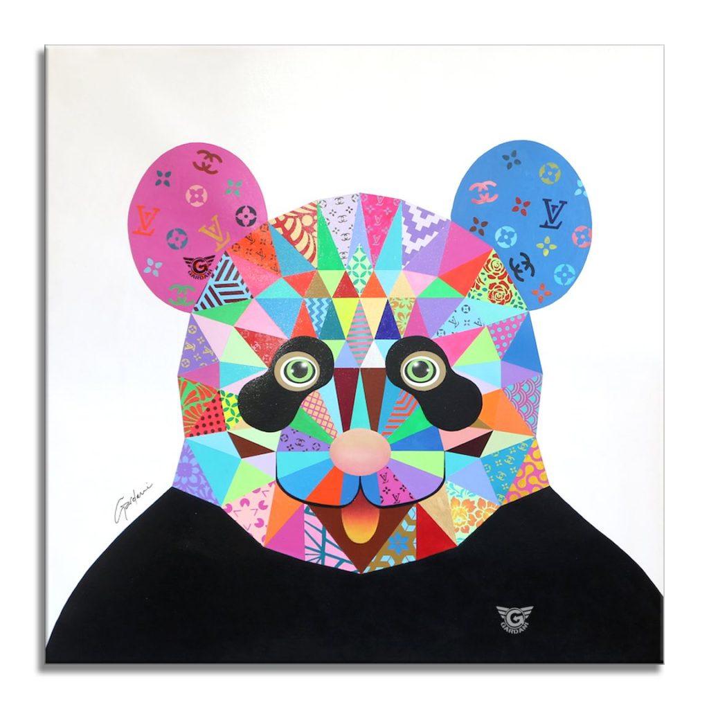 Mr Teddy Bear - Original Painting on Canvas