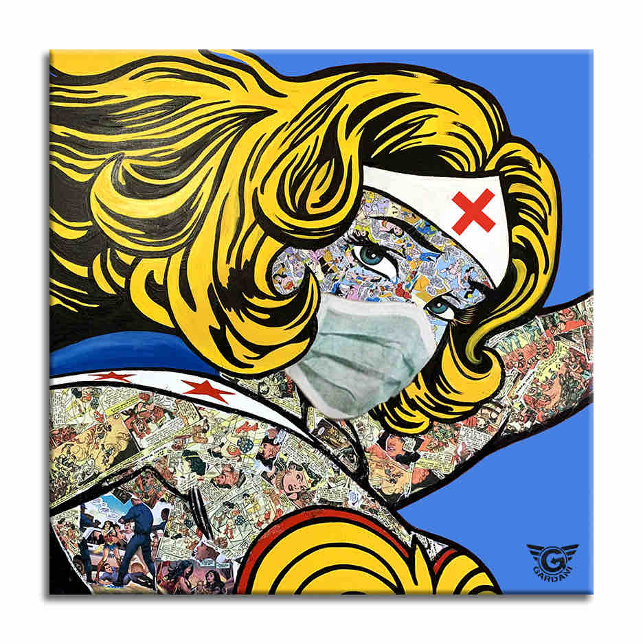 NURSE POWER – Original Painting on Canvas