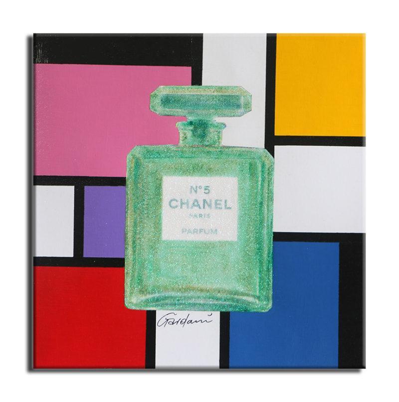 Chanel N5 - Open 5 - Pintura original sobre lienzo