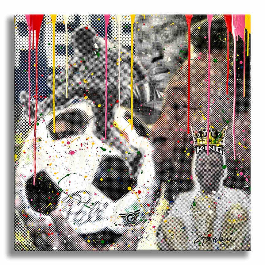 PELE the KING - Original Painting on Canvas