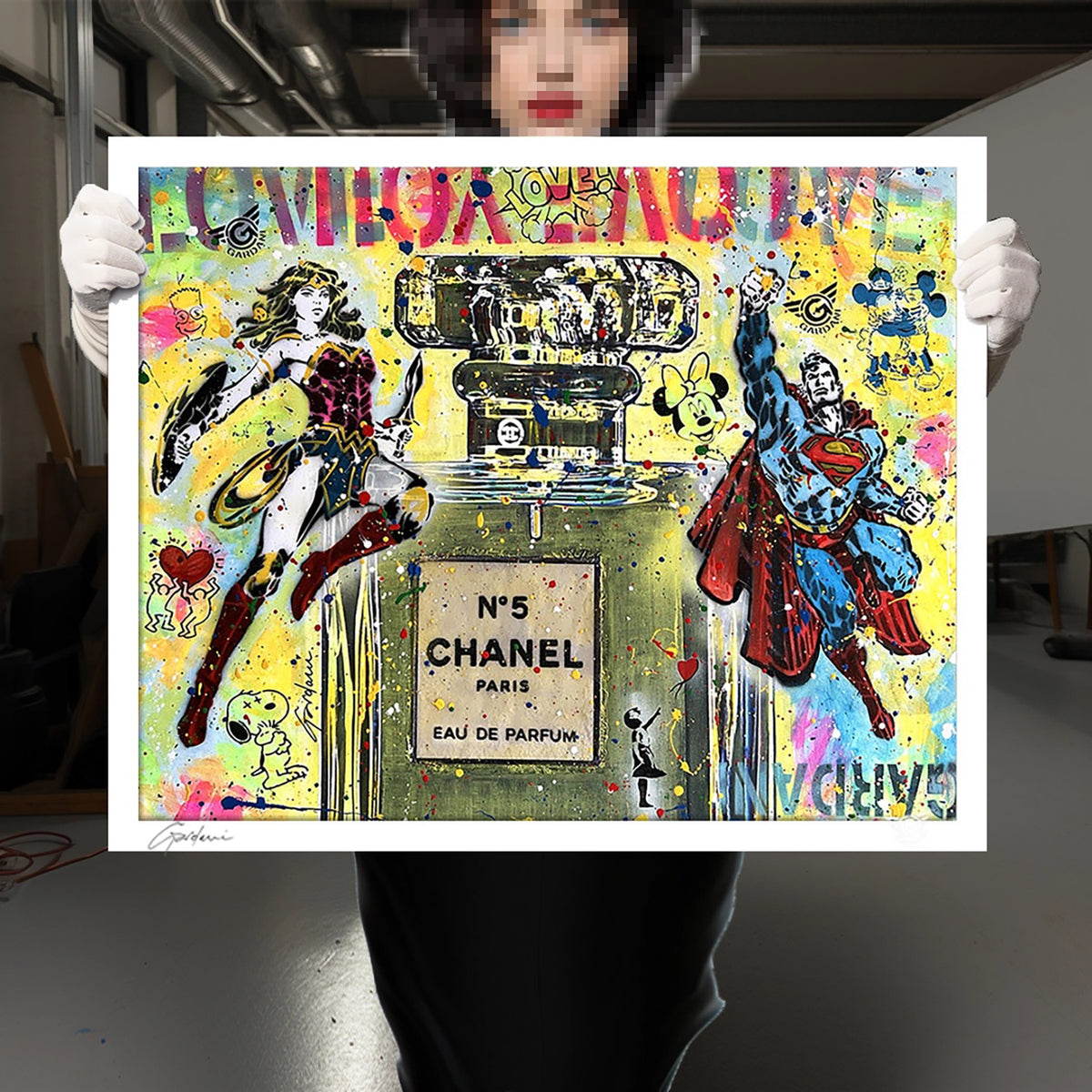 Mickey por siempre - Impresión Giclée sobre lienzo o papel