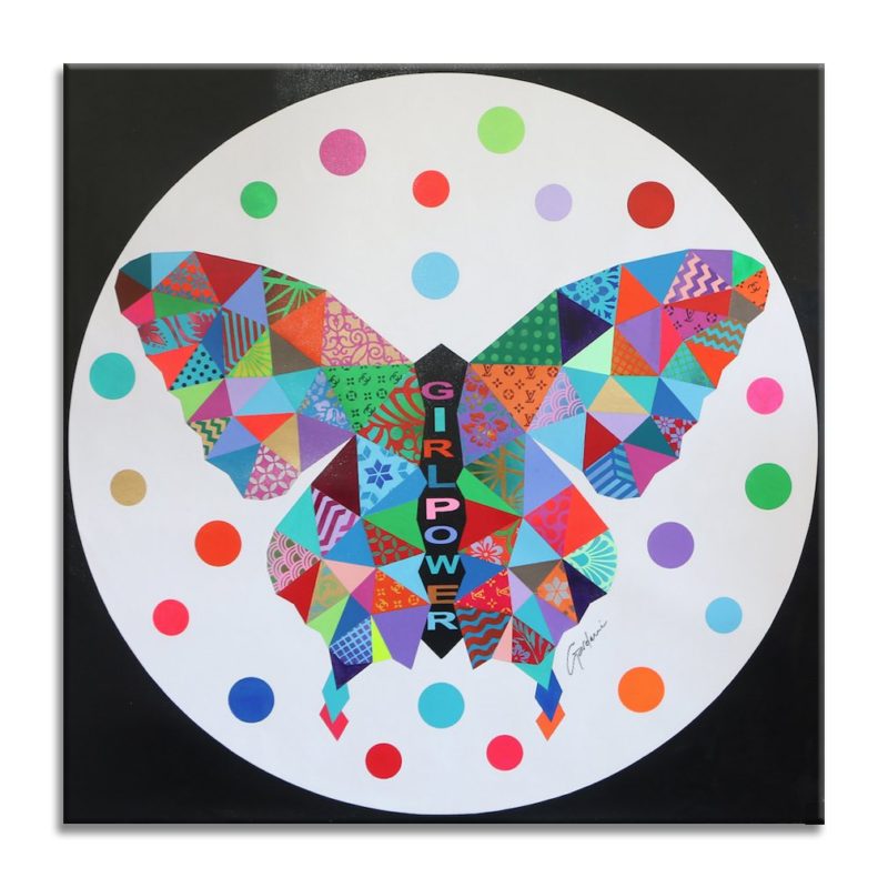 Bella Butterfly - Peinture originale sur toile