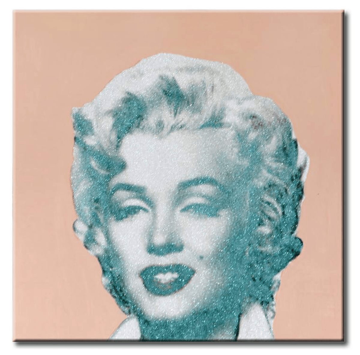 Marilyn la seule - Peinture originale sur papier