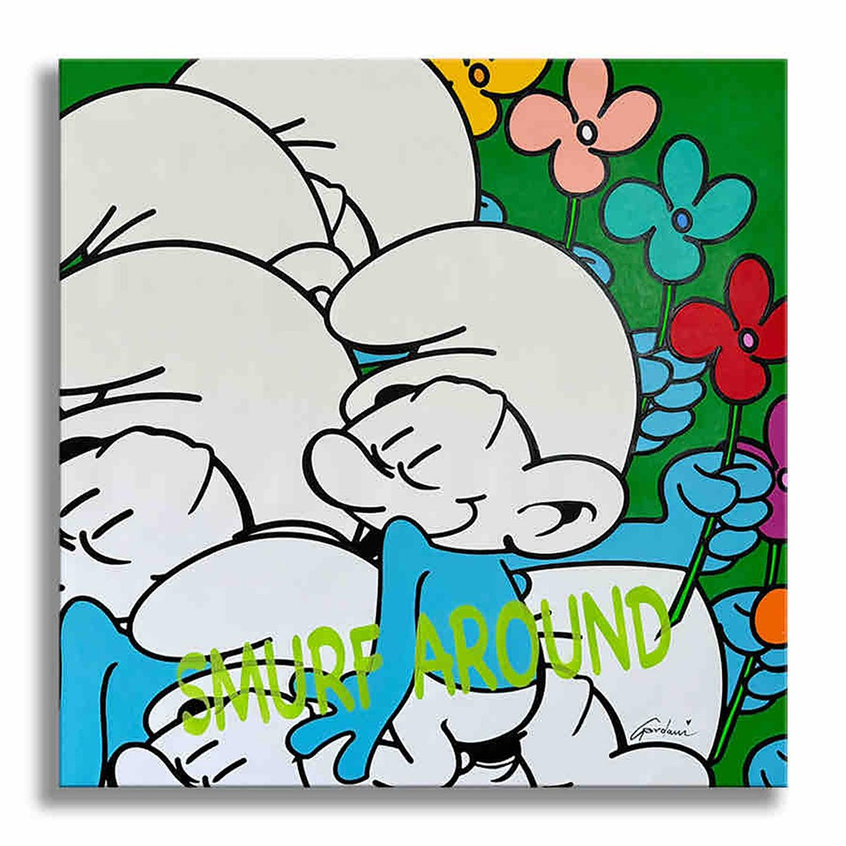 Smurf Around - Original Painting on Canvas