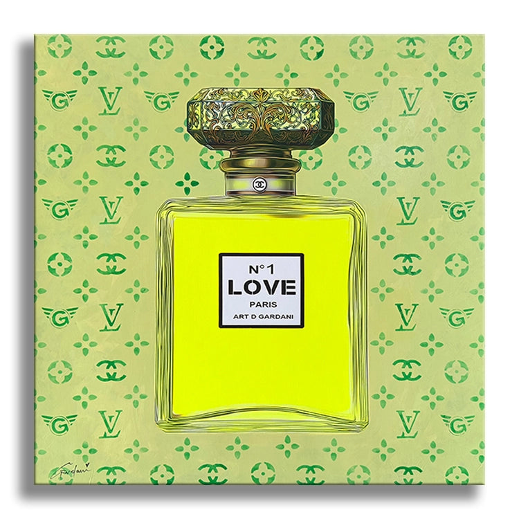 Las Vegas Chanel - Pintura original sobre lienzo, Pop Art