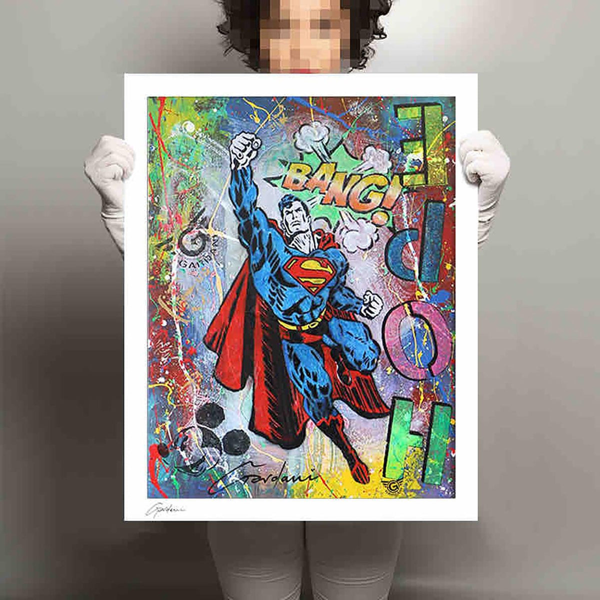 Superman Hope - Giclee Print on Canvas or Paper