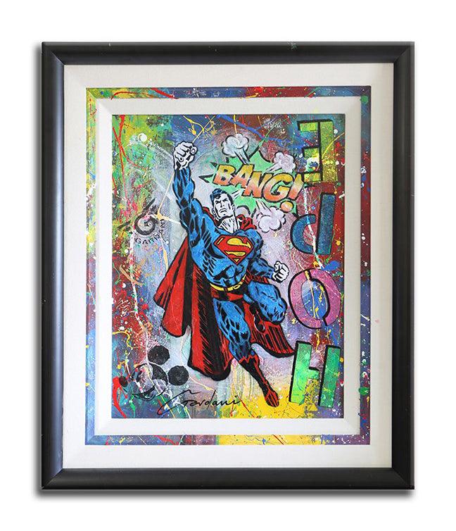 Super-héros – Peinture originale sur toile