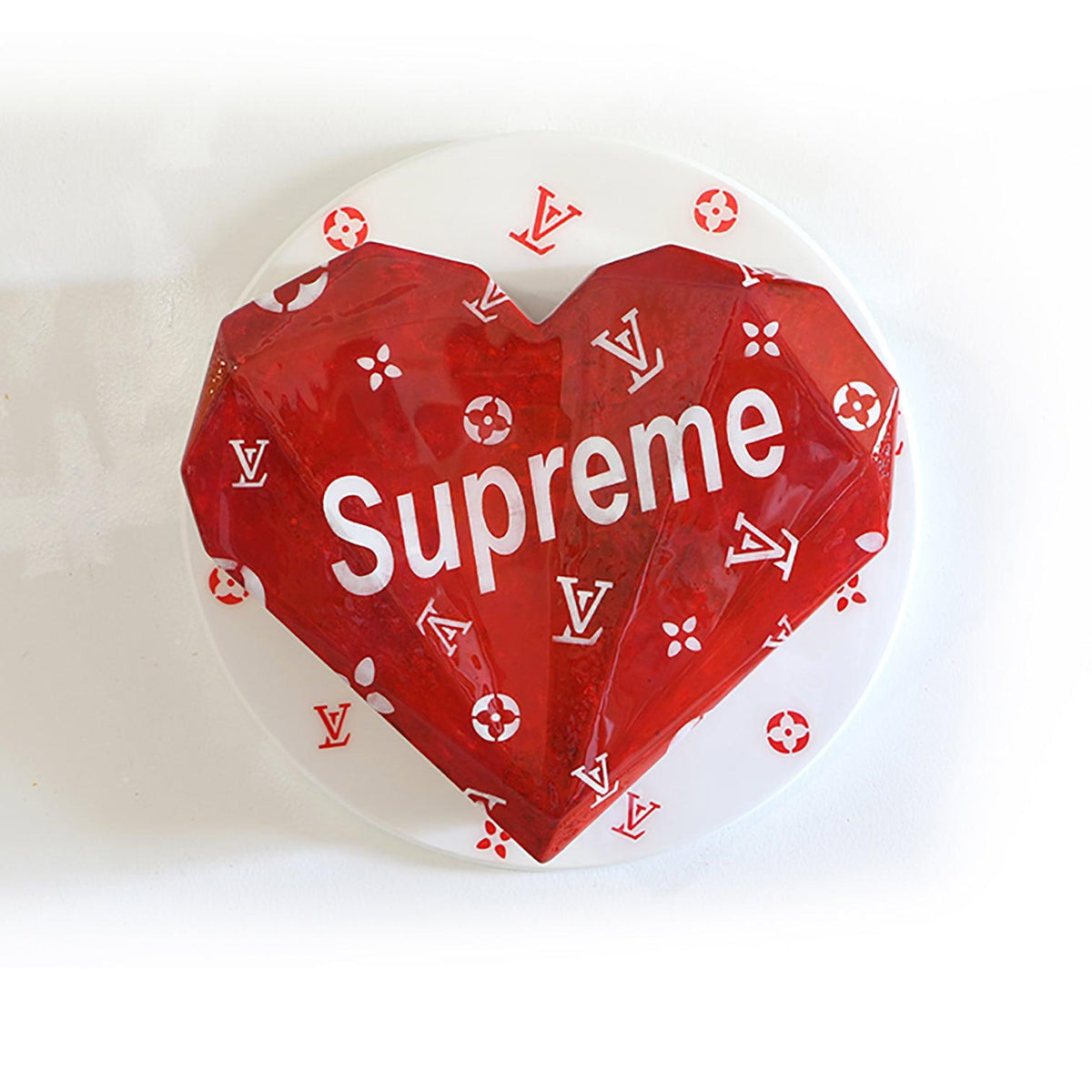 Supreme - Escultura de pared 3D original