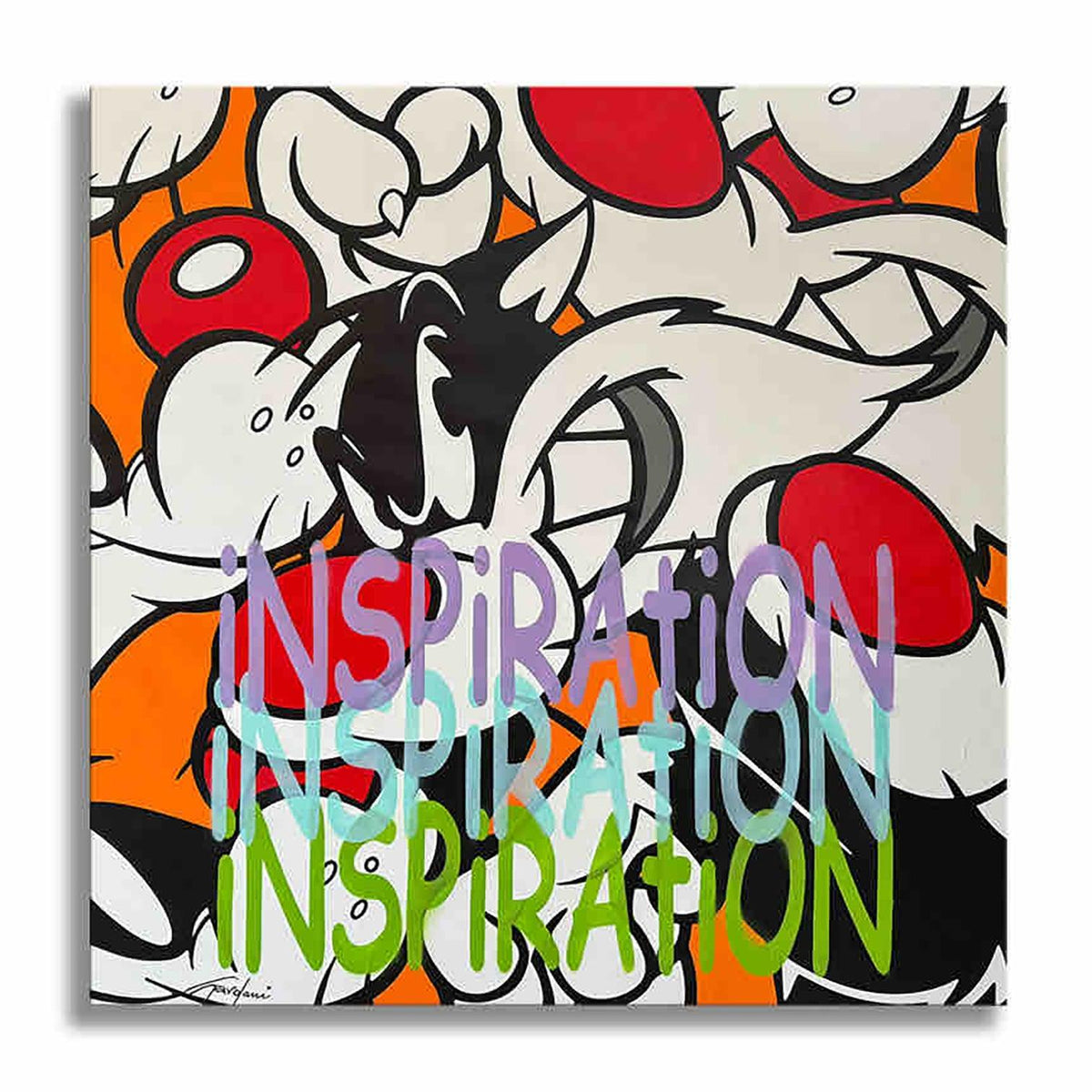 Sylvester Inspiration  - Original Painting on Canvas