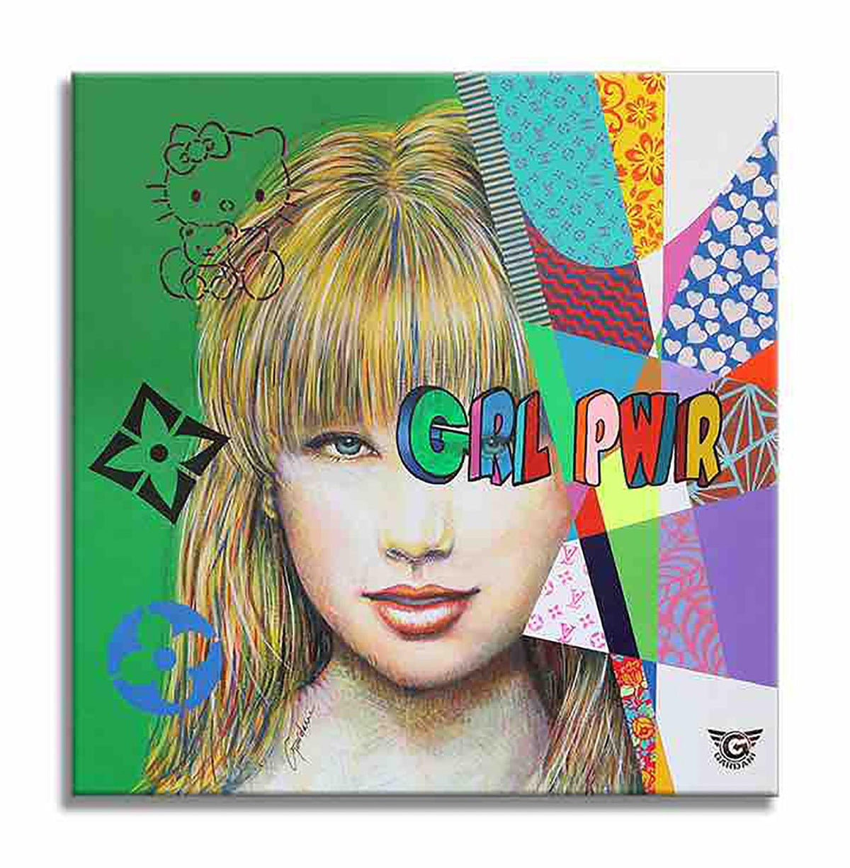 Taylor Swift Power – Peinture originale sur toile