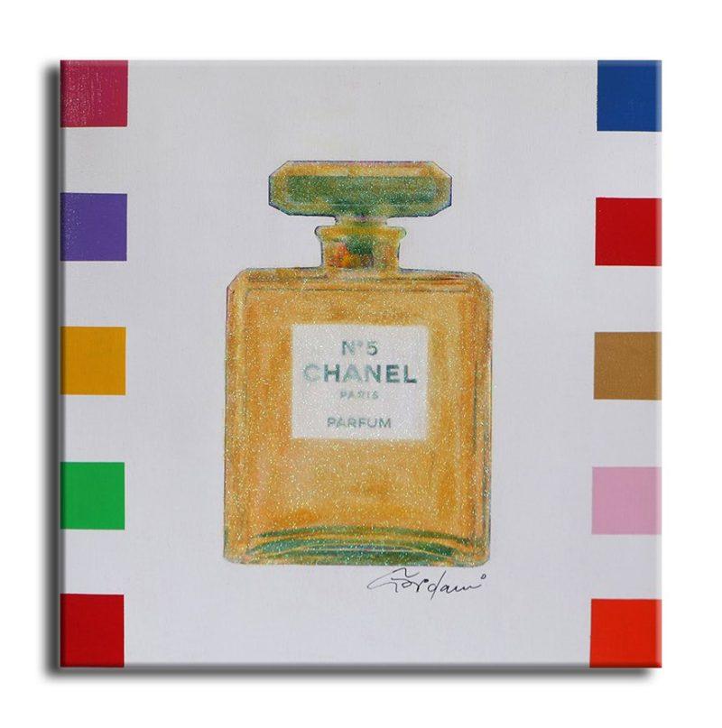 Chanel N5 - La Razón - Pintura original sobre lienzo