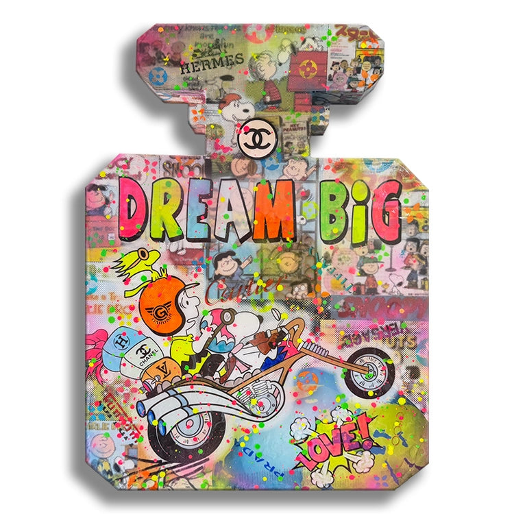 Super Chanel - Escultura de pared 3D original