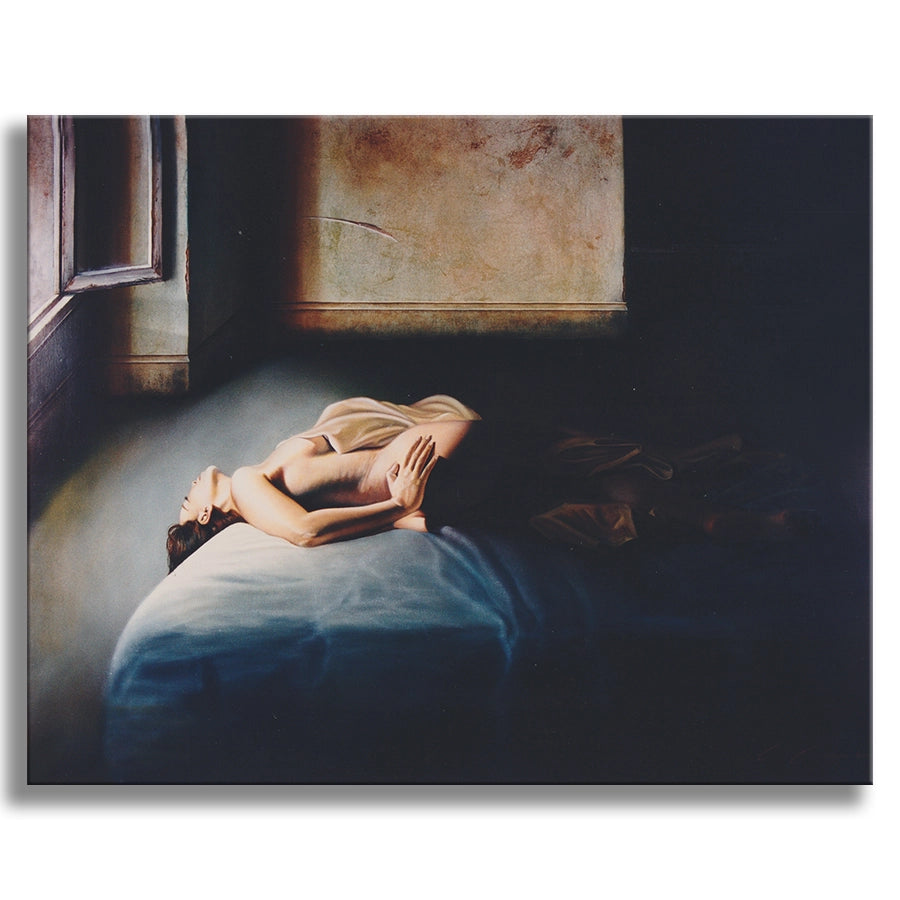 The Return - Original Painting on canvas, Realism Art