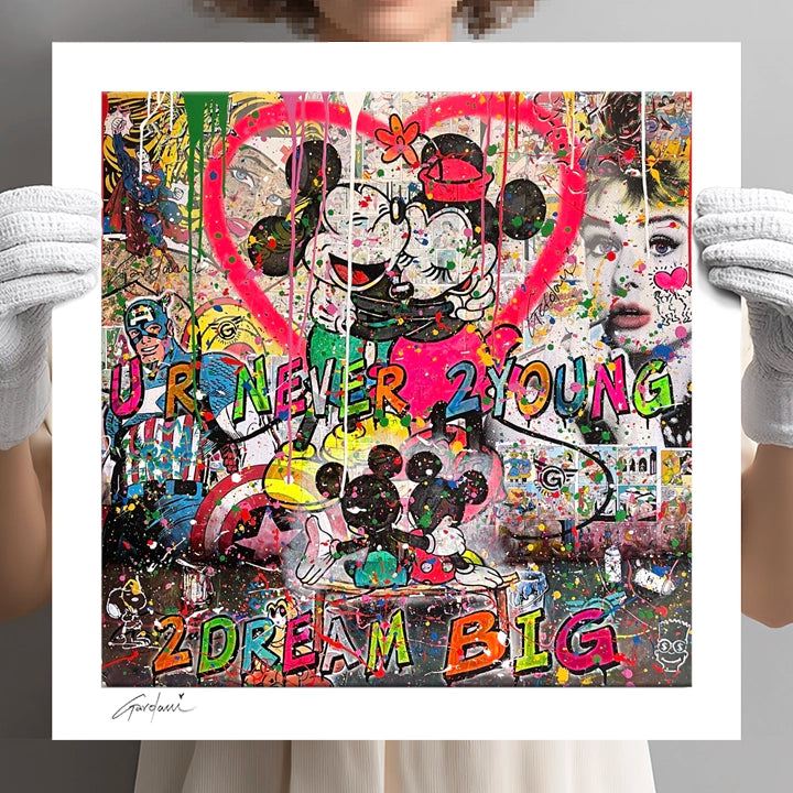 To Young - Giclee Print on Canvas or Paper