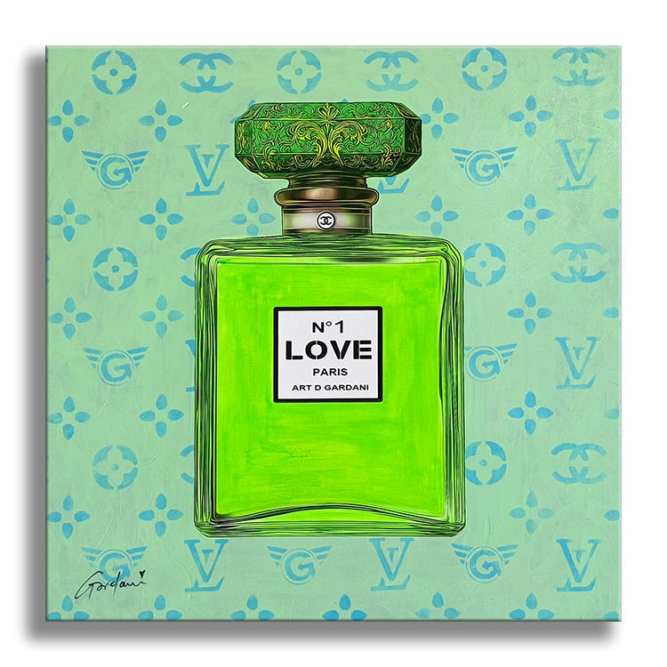 Las Vegas Chanel - Pintura original sobre lienzo, Pop Art