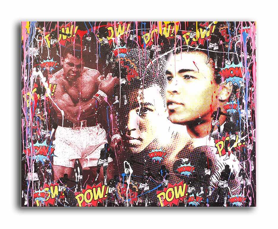 Tribute to Muhammad Ali – The Greatest  - Original Painting on canvas