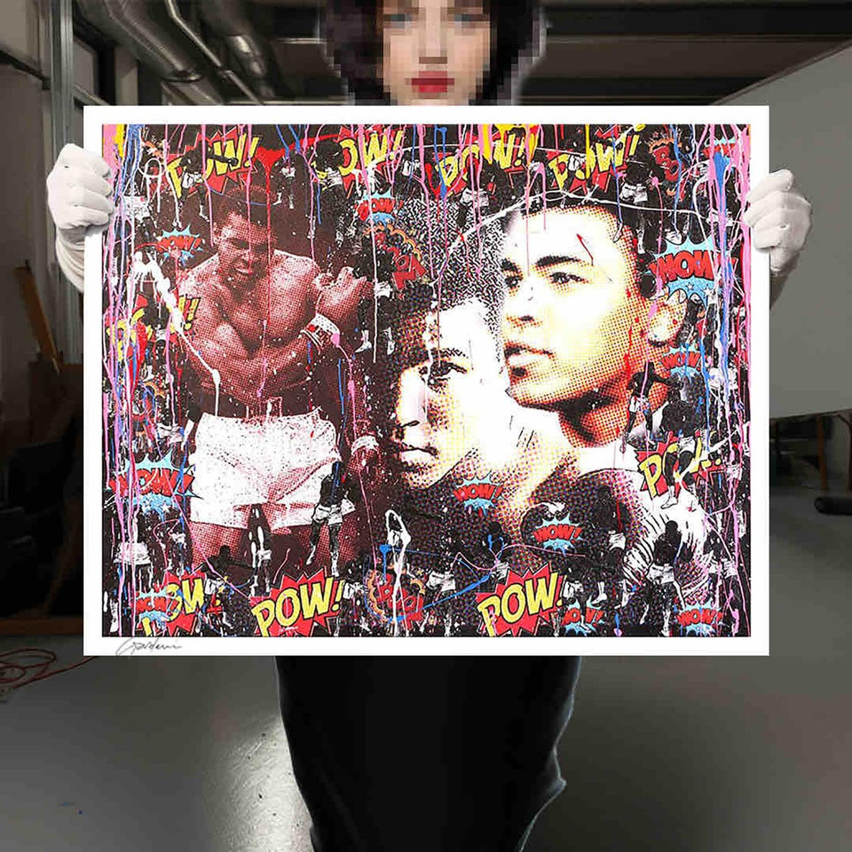 Tribute to Muhammad Ali - Giclee Print on Canvas or Paper