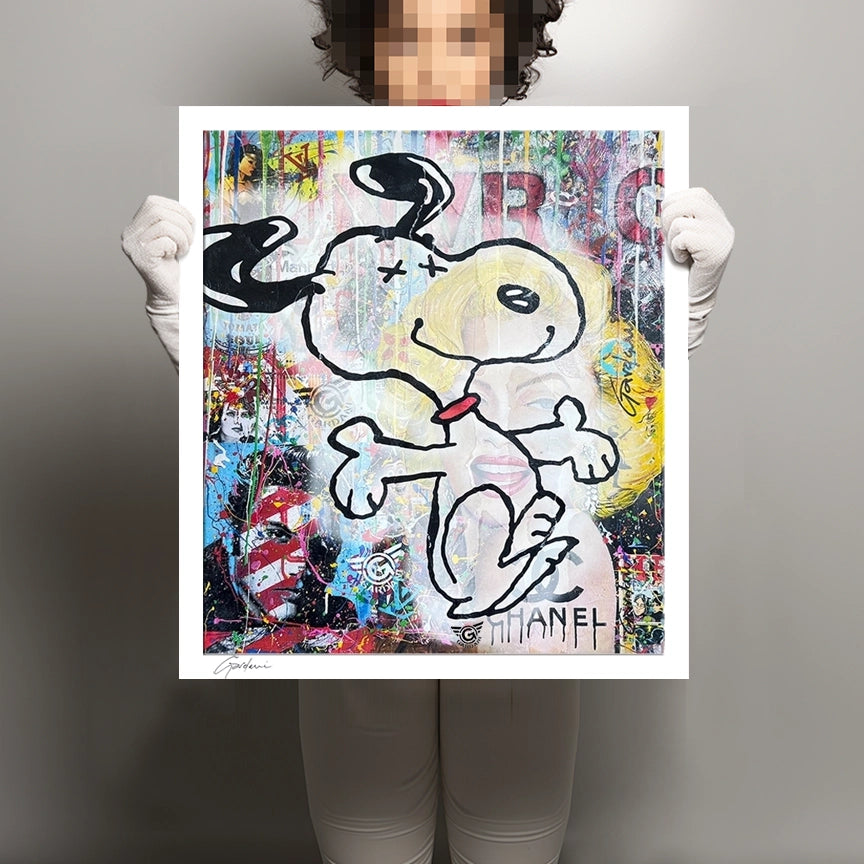 Try Snoopy - Giclee Print on Canvas or Paper