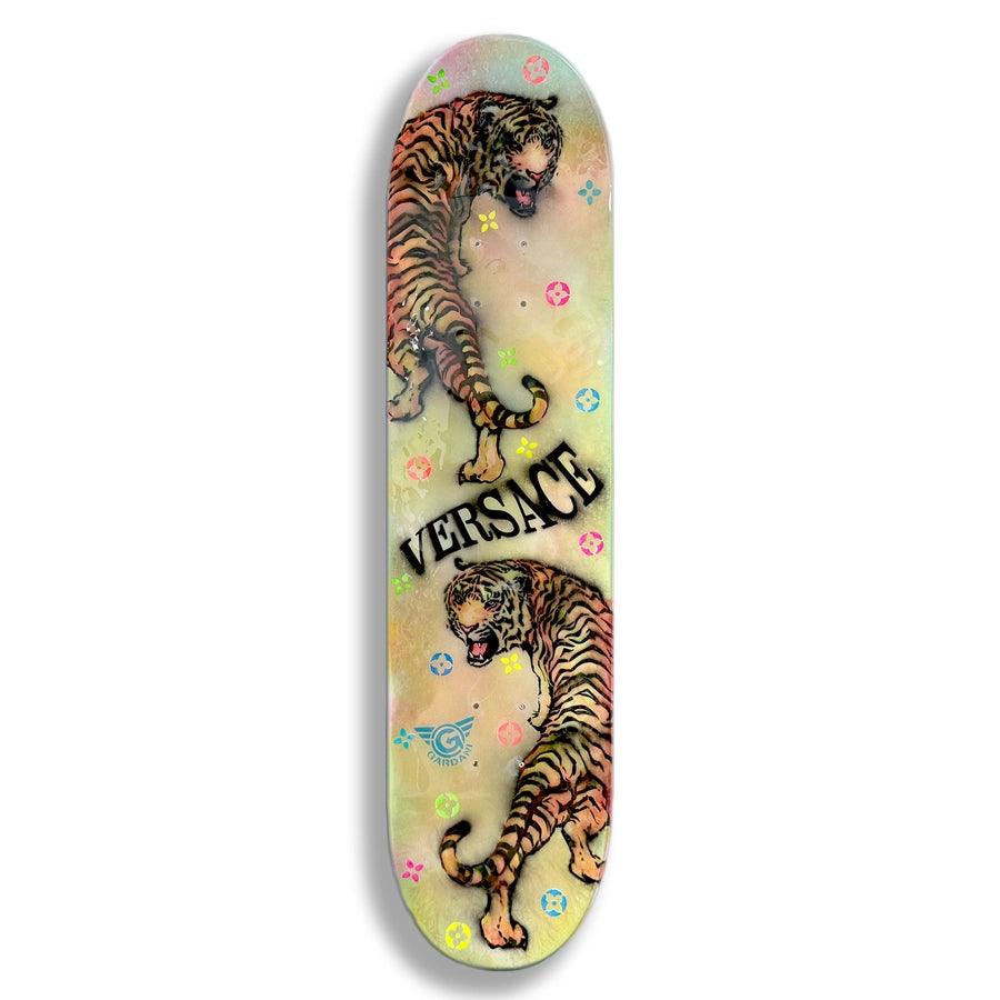 Versace Skateboard - Original Painting on Skateboard