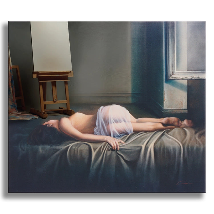 Voices - Original Painting on canvas, Realism Art