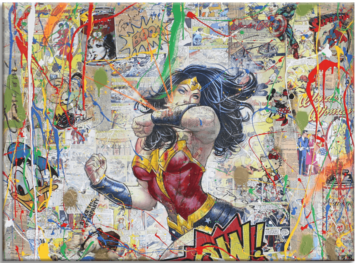 Wonder Woman - Original Painting on canvas