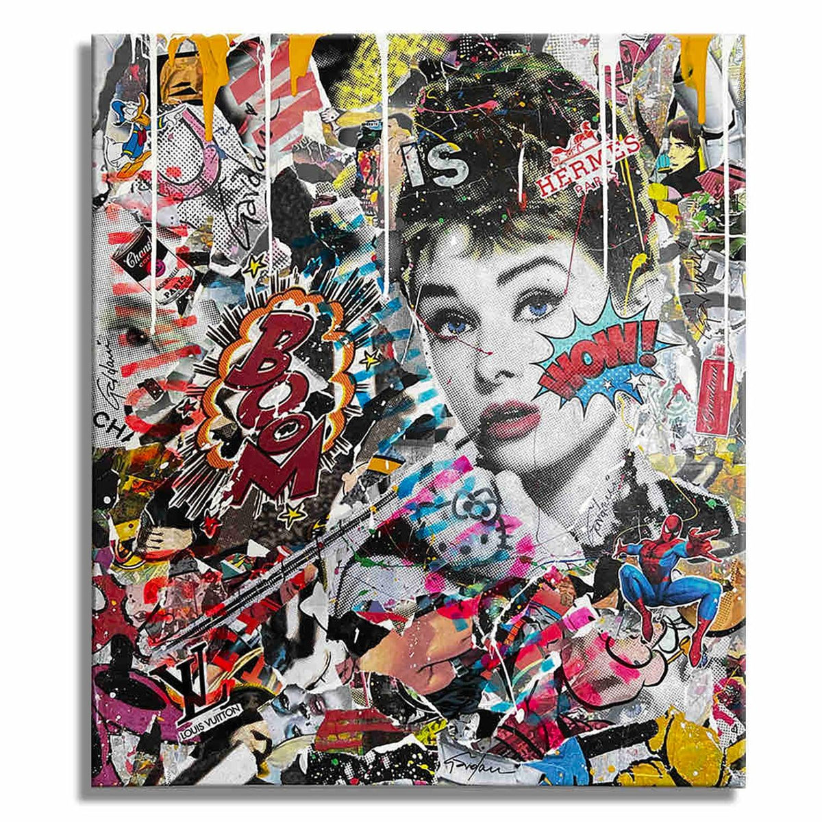 Wow Audrey - Original Painting on canvas