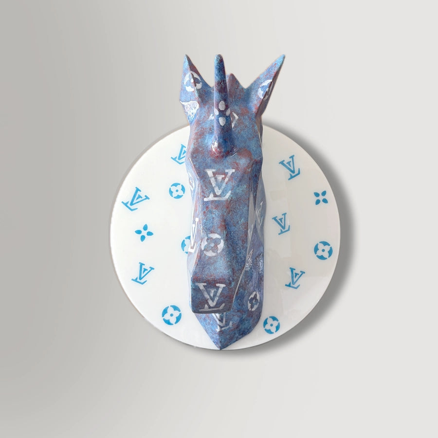 Unicornio de Louis Vuitton - Escultura original